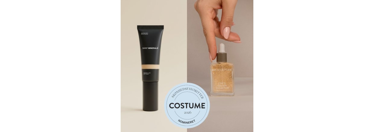 Bio Sculpture & Saint Minerals nomineret til Sk�nhedsfavoritter 2026