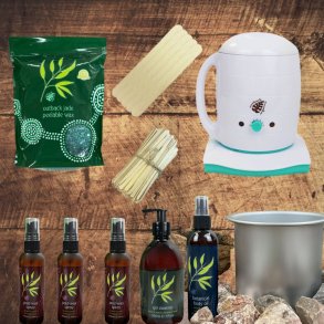 Outback Startpakke Hard Wax - Hvid Varmer