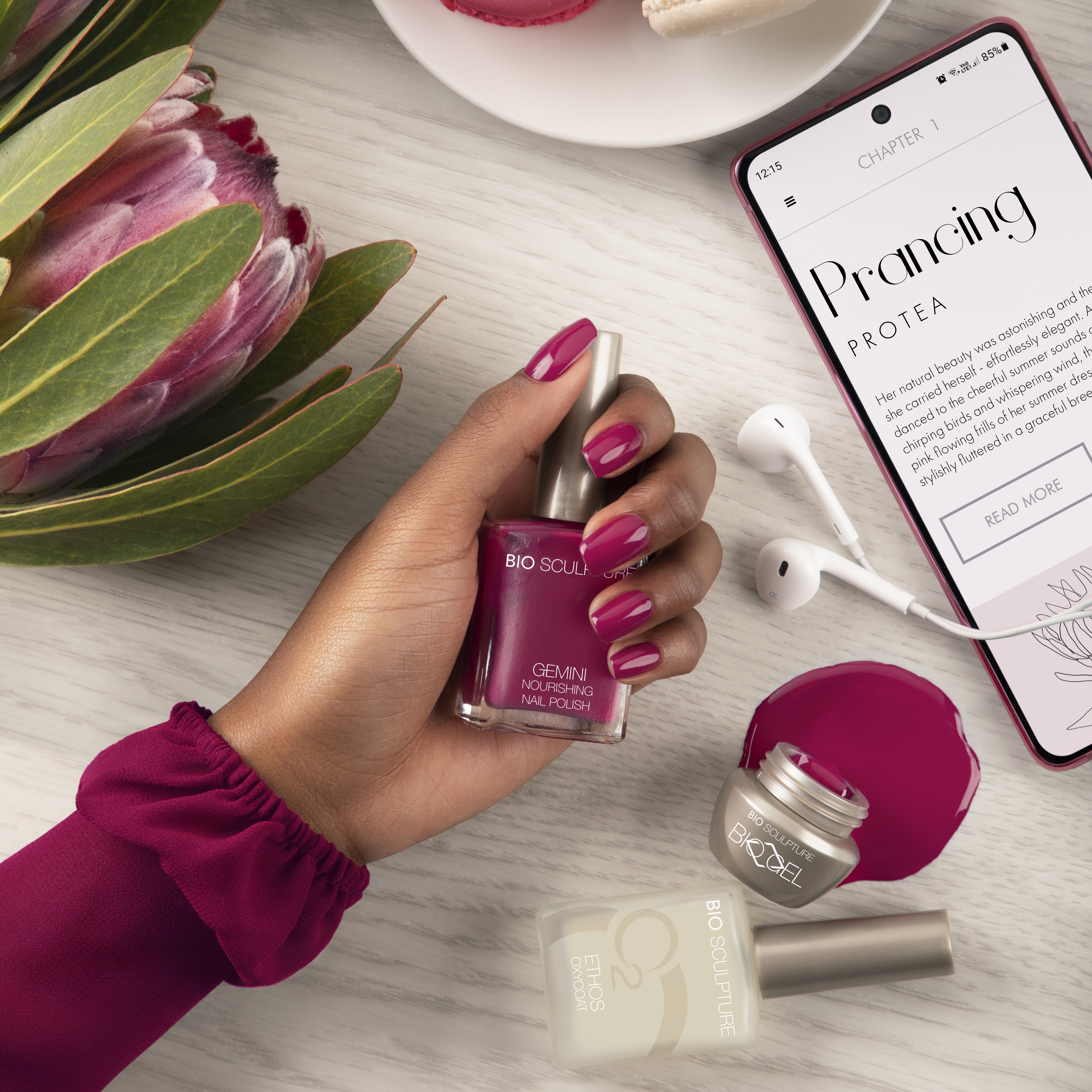 Gemini Nail Polish 14ml - nr.275 Prancing Protea Kr.135