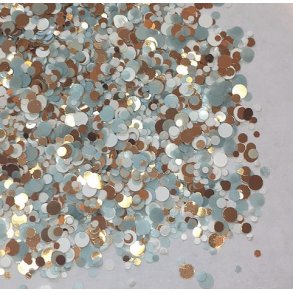 Chunky Glitter Elegant Eggshell