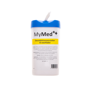 Overfladedesinfektionsservietter 100stk