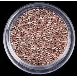 Rose Gold Caviar Beads