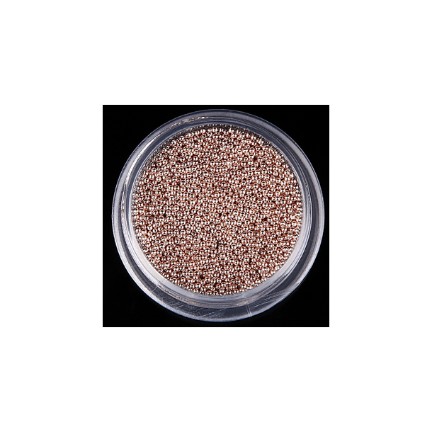 Rose Gold Caviar Beads