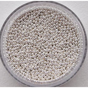 Silver Caviar Beads
