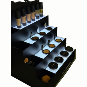 Saint Minerals Makeupdisplay inkl. 1 Tester + 2 salg - Basis til hud