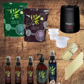 Outback Startspakke Hard Wax - lille varmer