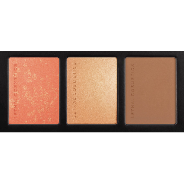 Lethal Blush, Bronzer &amp; Highlight Palette 4 Kr.699