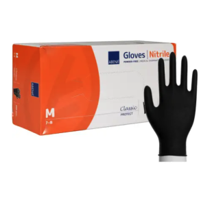 Nitril Handsker 200 stk protect - SORT M