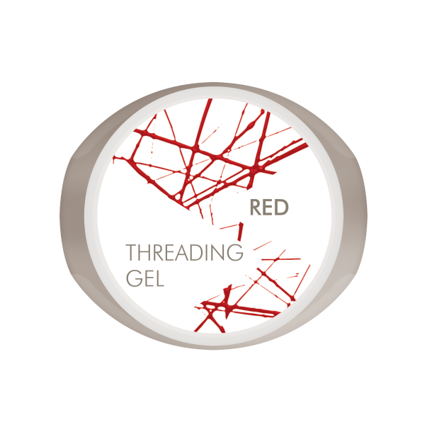 Bio Sculpture Threading Gel - Red - Festive UDGR 20 % rabat