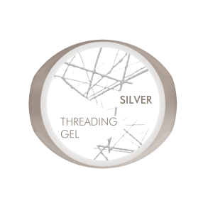 Bio Sculpture Threading Gel - Silver - Festive