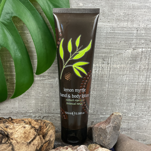 Lemon Myrtle &amp; Mint Hand &amp; Body Lotion 100ml - vegansk kr 125