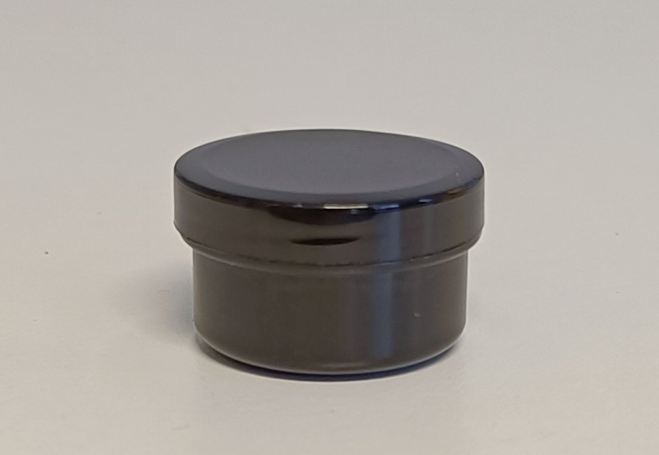 Cremekrukke 5 ml  - hvid (10 stk i pose) 