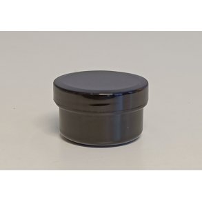 Cremekrukke 5 ml  - hvid (10 stk i pose) 